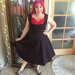 Irregular Choice polka dot vintage flats